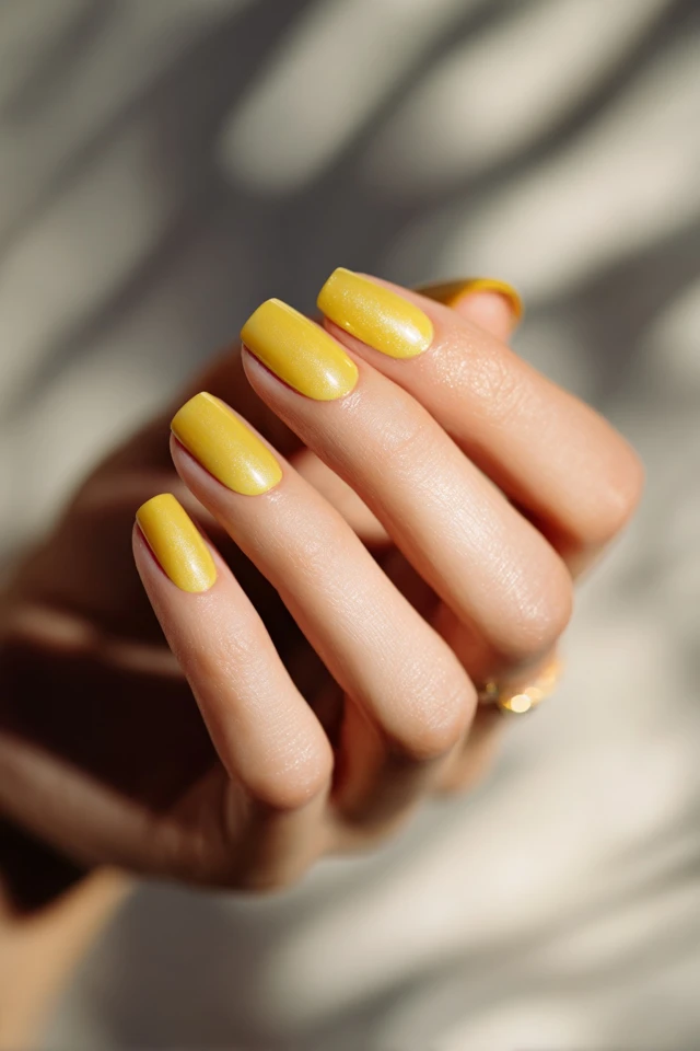 Yellow Dream Nails - photo 4