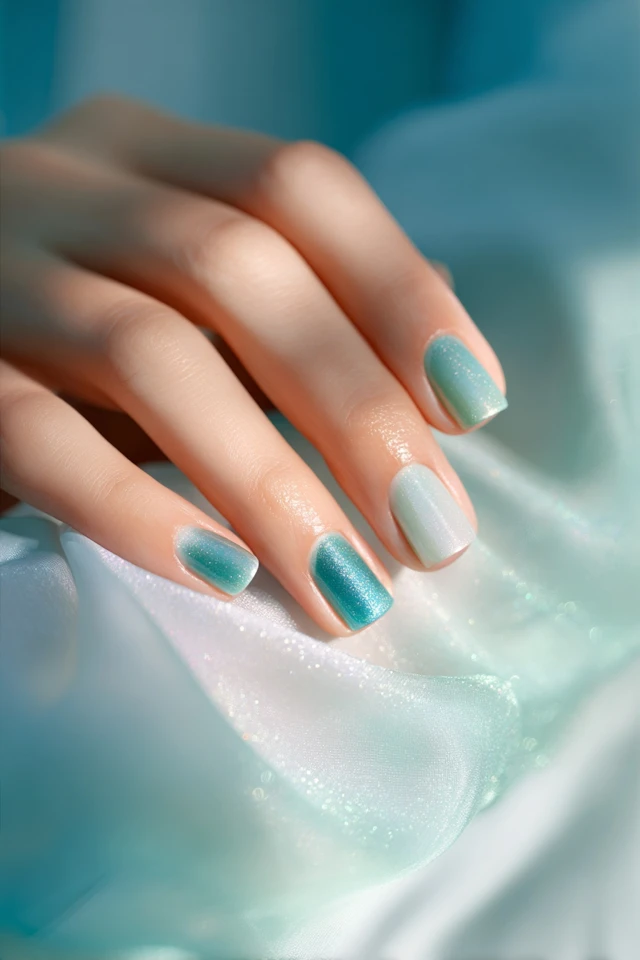Teal Twist Manicure - photo 3