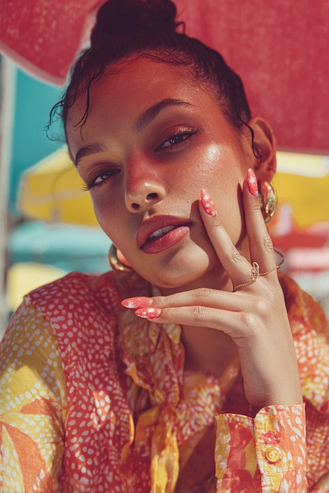 Coral Vibe Manicure - photo 4