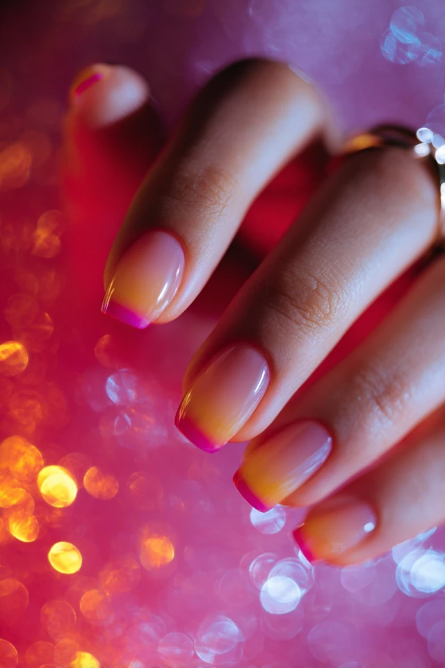 Rainbow Edge Nails - photo 4