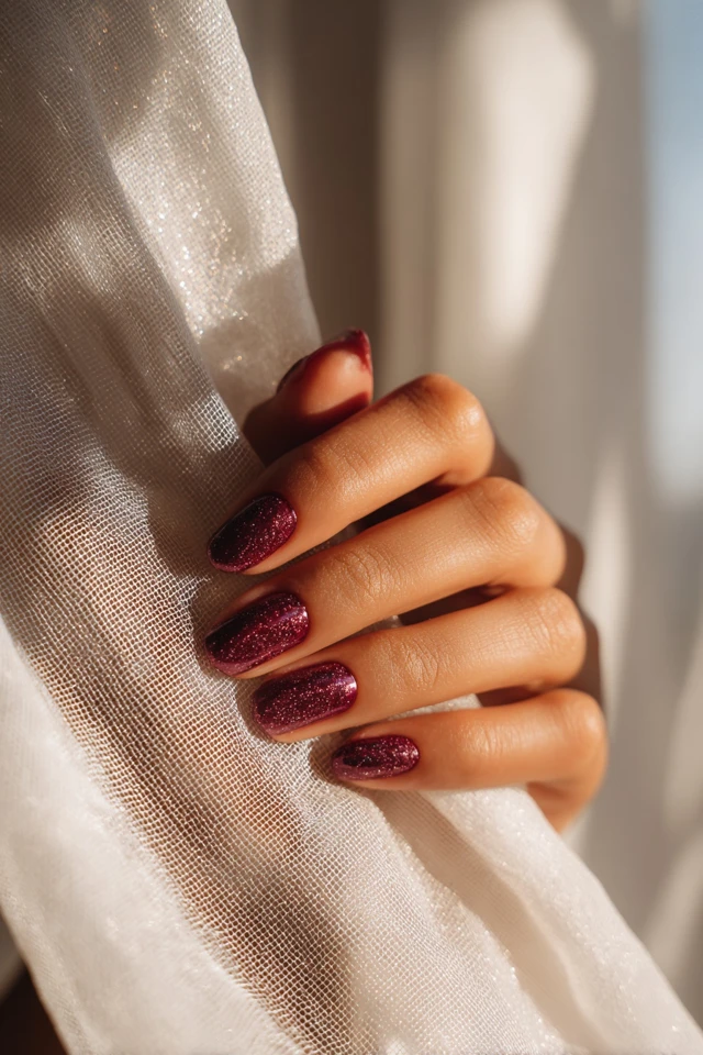 Burgundy Flare Manicure - photo 4