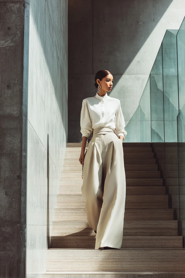 Elegant Wide-Leg Pants Mood - photo 4