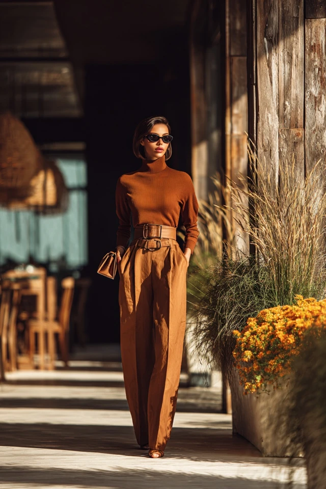Street Style Earth Tones Outfits - photo 4