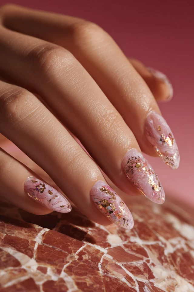 Serene Geometric Vision Nails - photo 4