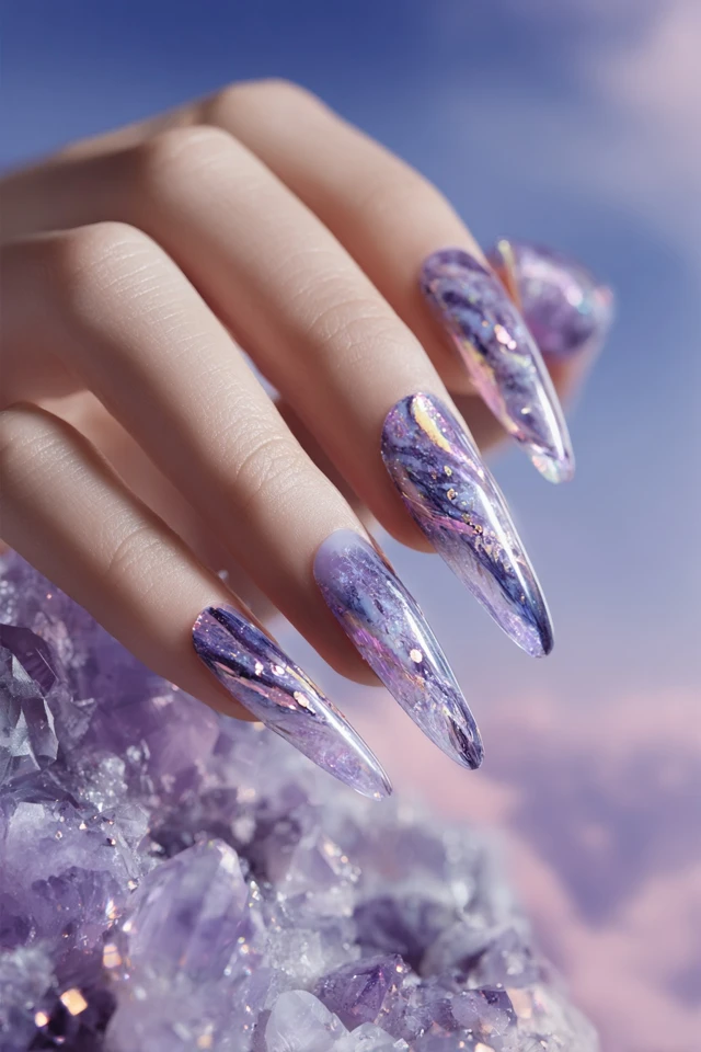 Prismatic Chrome Symphony Nails - photo 3
