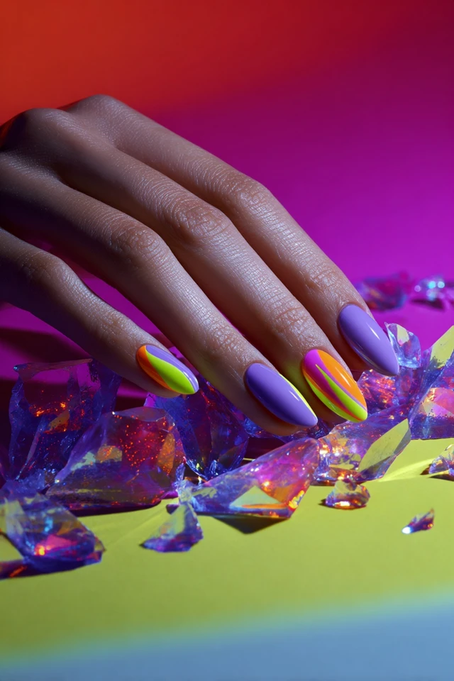 Chroma Swirl Craft Nails - photo 4