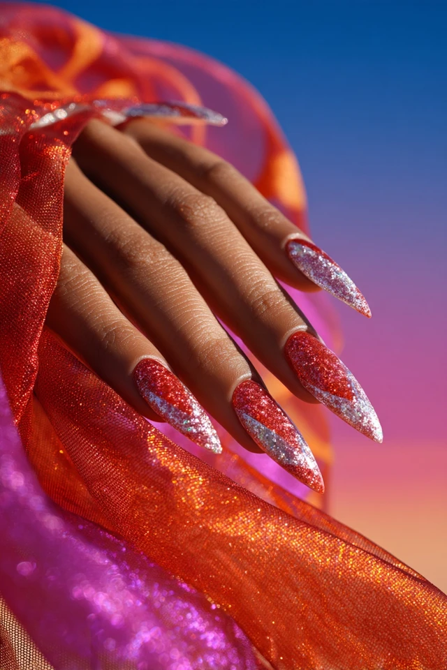 Stellar Abstract Concept Nails - photo 4