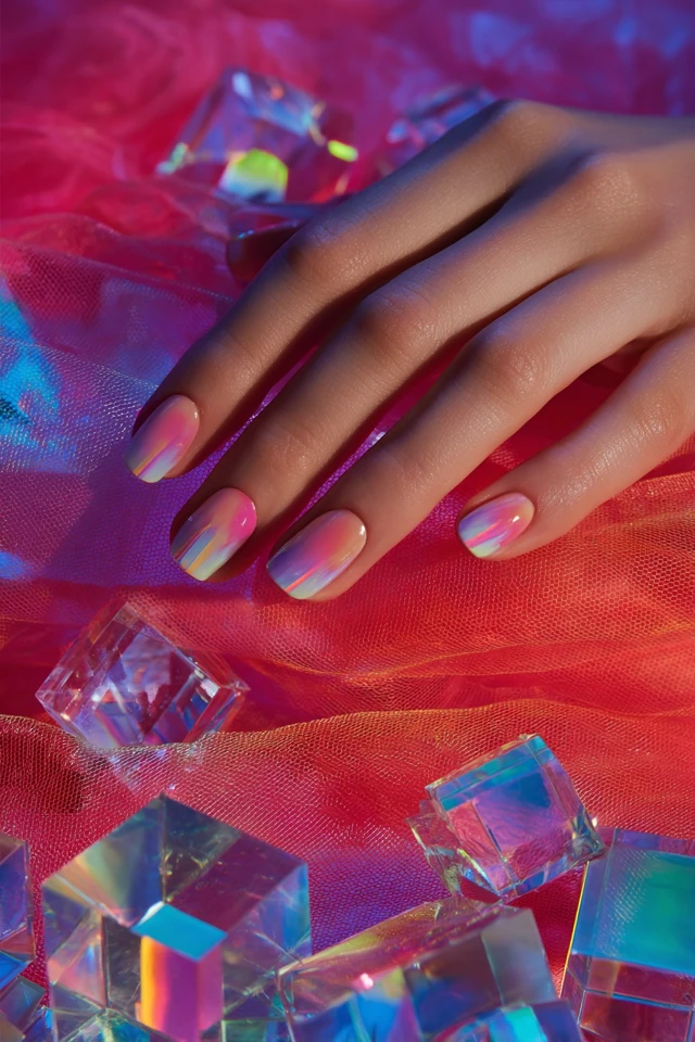 Subtle Abstract Artistry Nails - photo 4