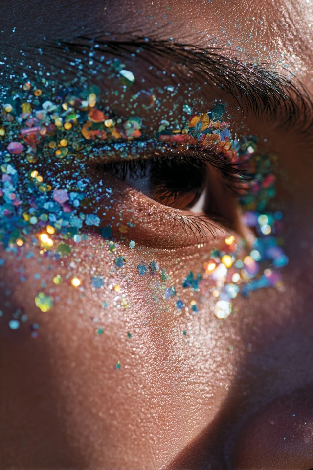 Artful Glitter Statement Nails - photo 4