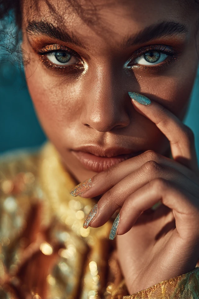 Deep-Sea Coral Nails Inspiration - photo 4