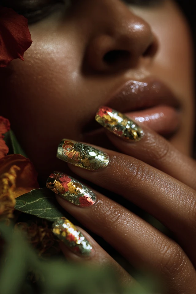 Henna Mehndi Nails Inspiration - photo 4