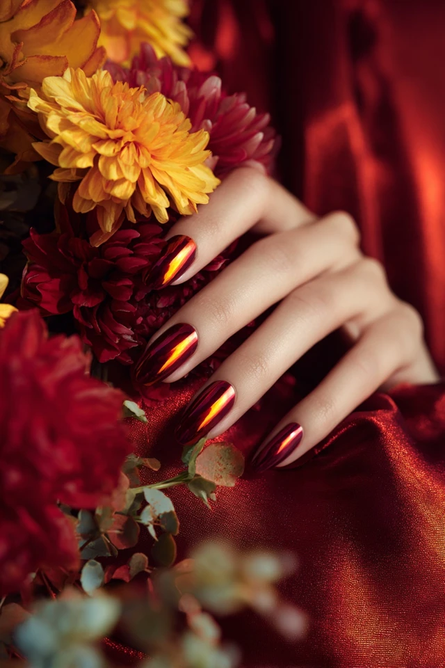 Autumn Leaves Nails Inspiration - photo 4