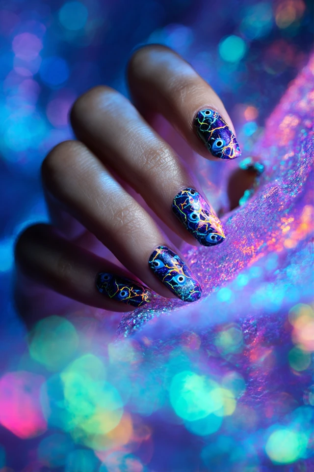 Evil Eye Nails Inspiration - photo 4
