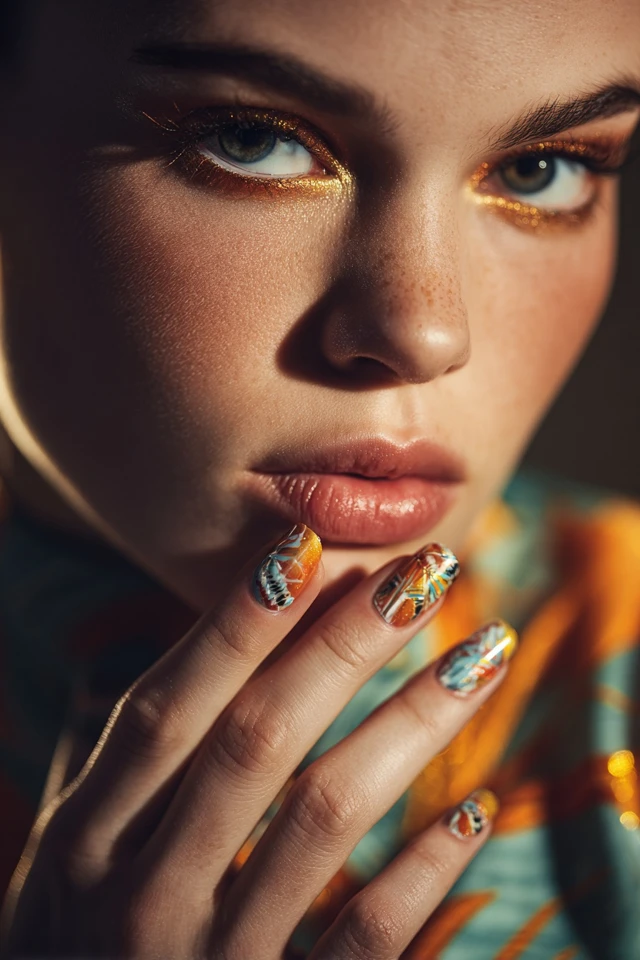 Boho Tribal Nails Inspiration - photo 4