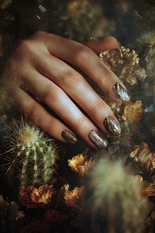Desert Cactus Nails Inspiration - photo 4