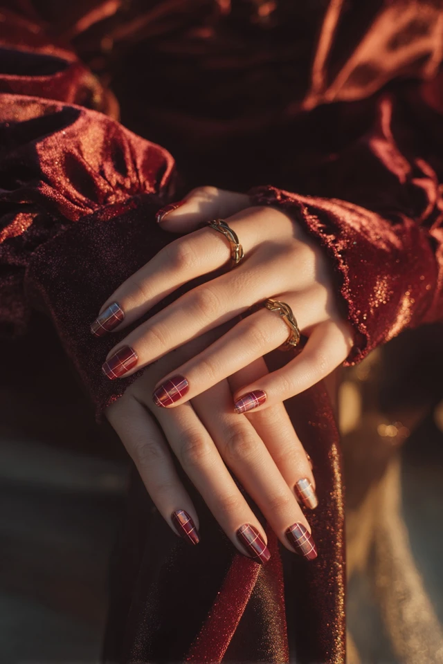 Cyberpunk Grid Nails Inspiration - photo 3
