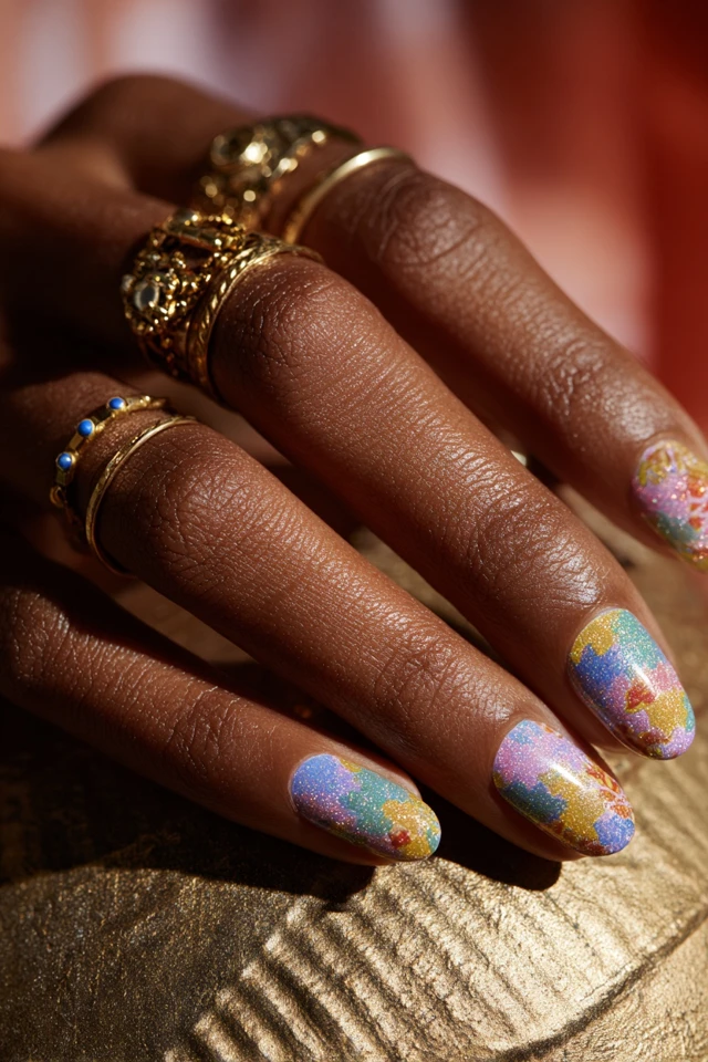 Bold Marge Simpson Nails - photo 4