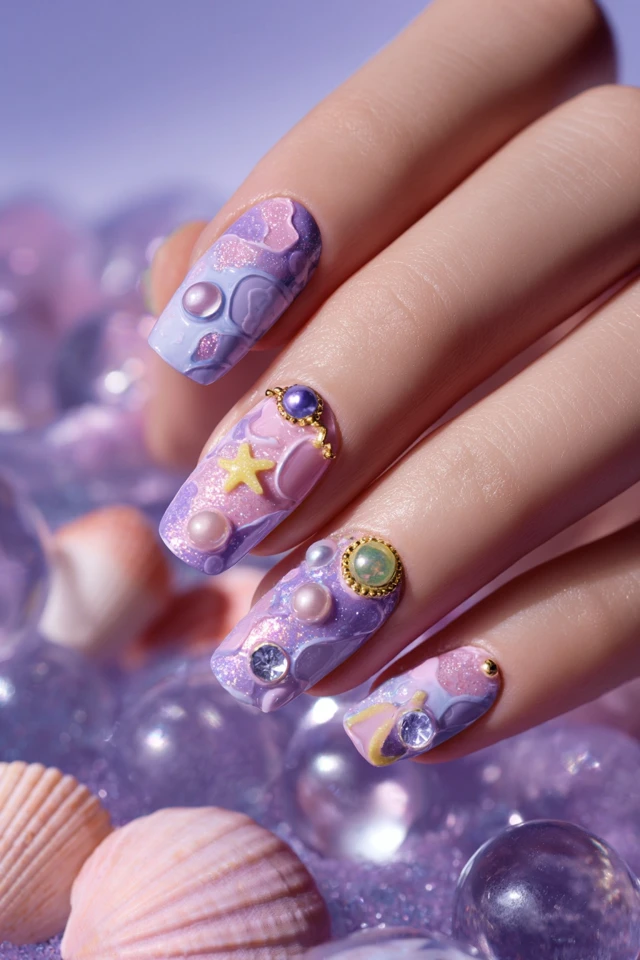 Mythic Patrick Star Nails - photo 4
