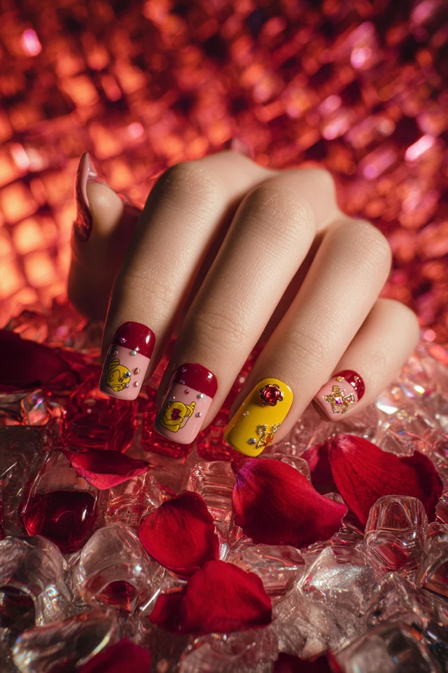 Radiant Lisa Simpson Nails - photo 4