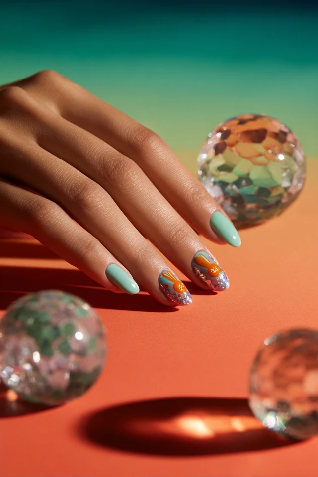 Vivid Bugs Bunny Nails - photo 3