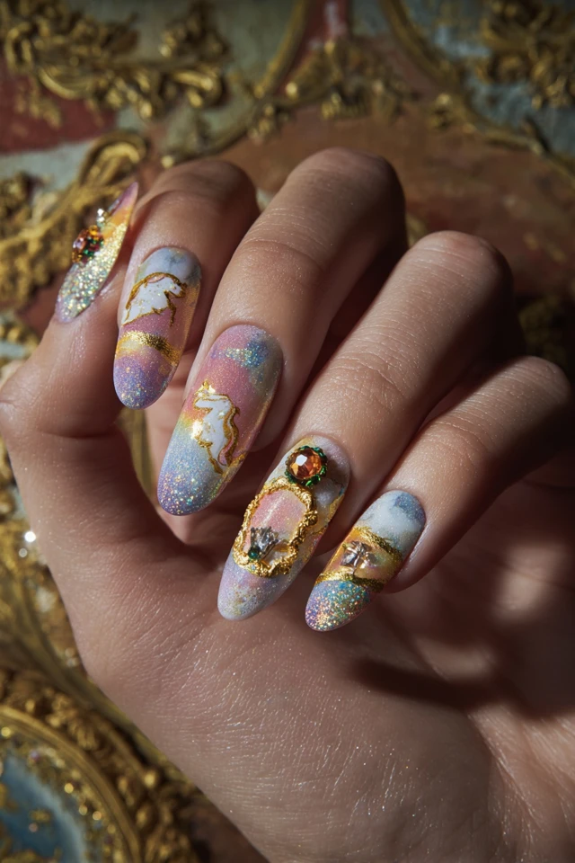 Cosmic Eeyore Nails - photo 4
