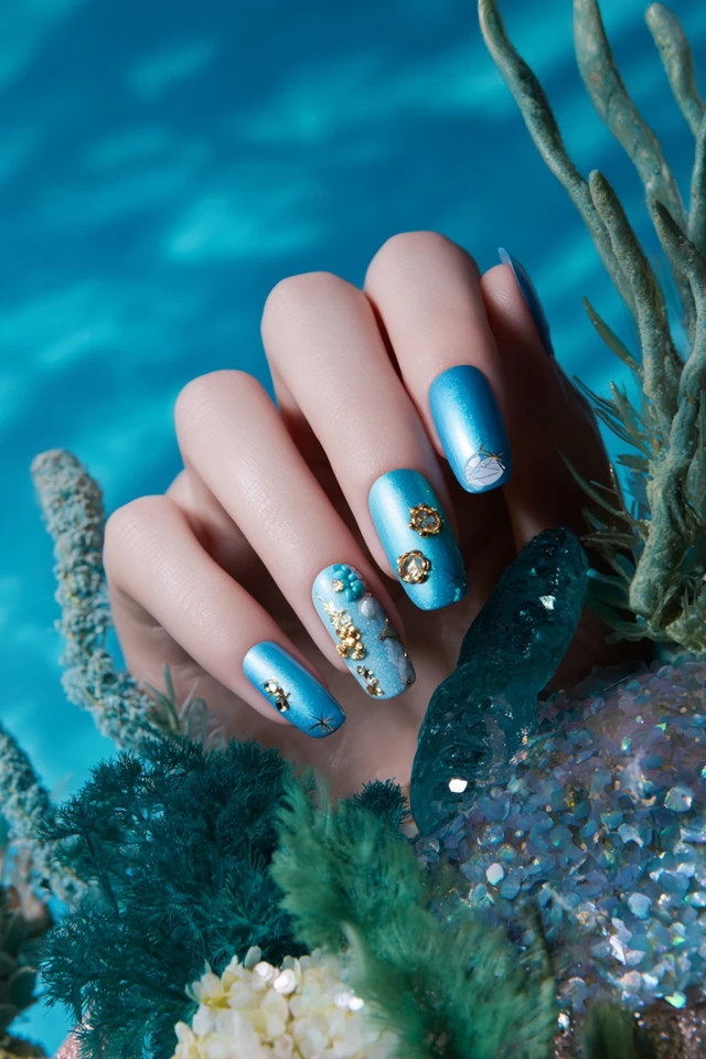 Bold Doraemon Nails - photo 4