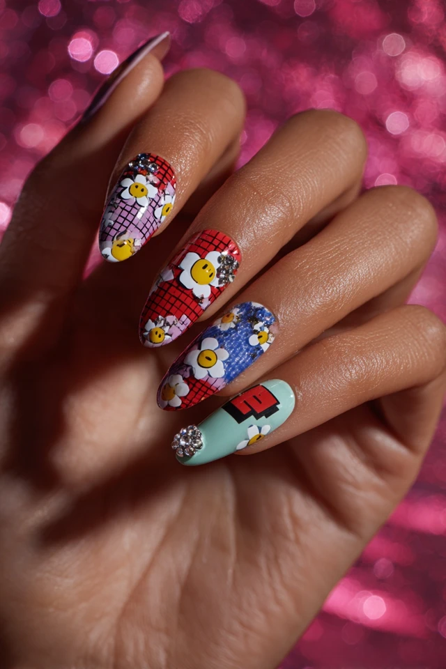 Retro Luigi Nails - photo 4