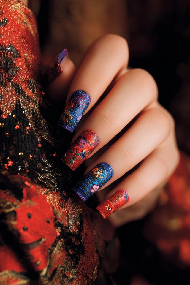 Vivid Stitch Nails - photo 4
