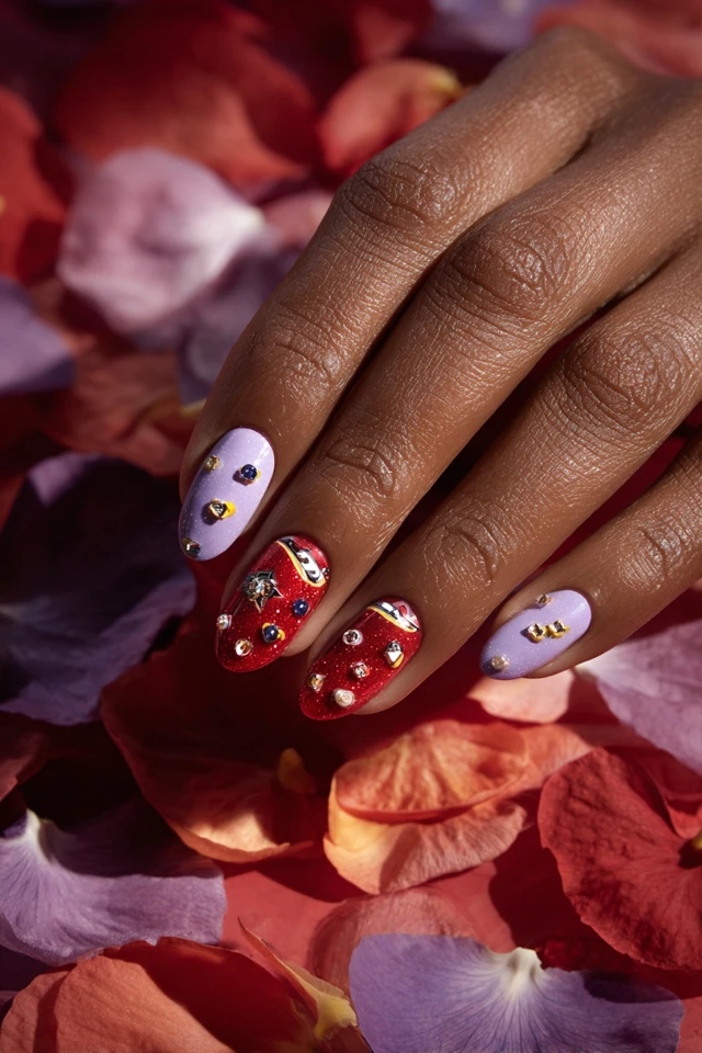 Epic Lightning McQueen Nails - photo 4