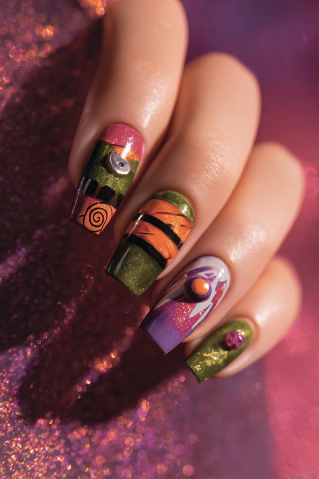 Mythic Naruto Uzumaki Nails - photo 4