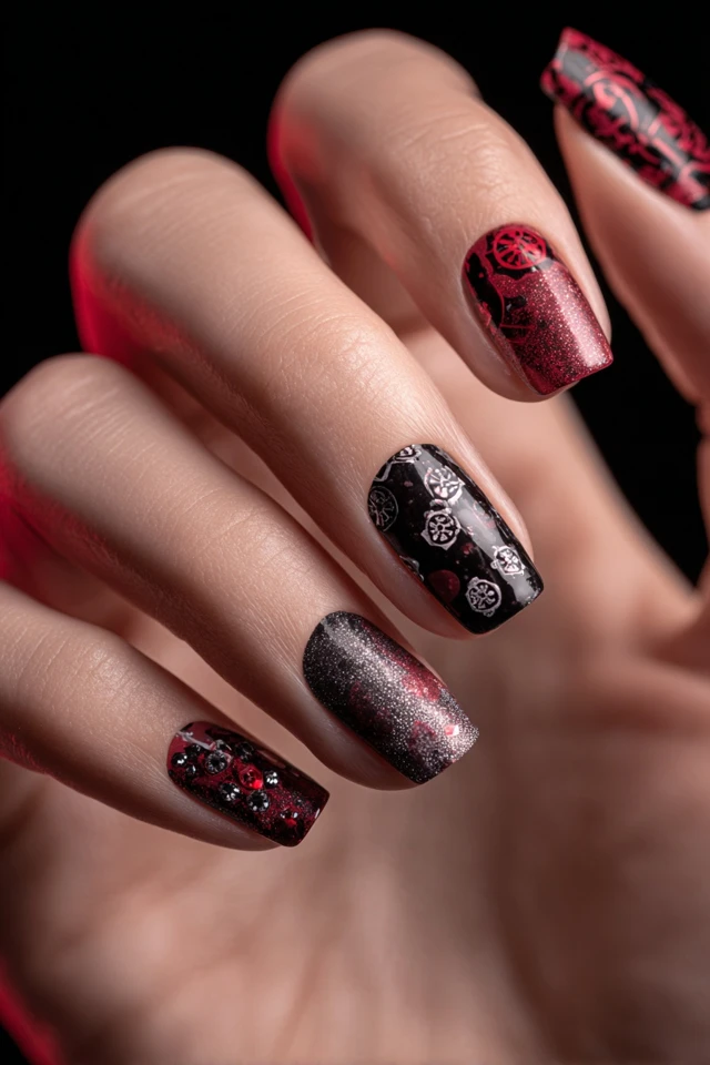 Enchanting Darth Vader Nails - photo 4
