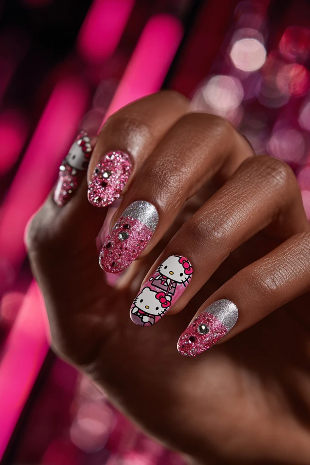 Heroic Hello Kitty Nails - photo 4