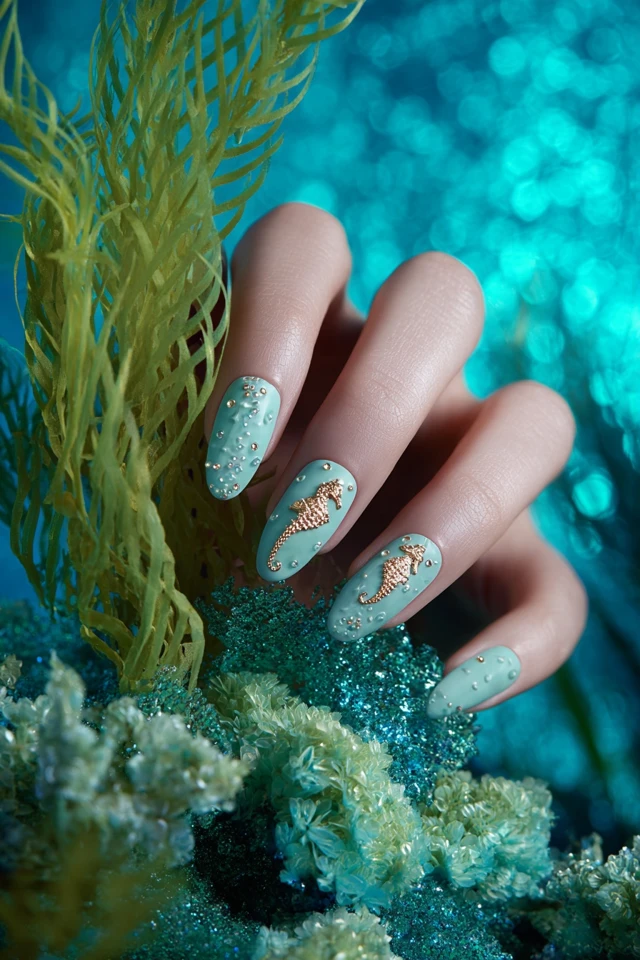 Sugar Seahorse Nails Extravaganza - photo 4