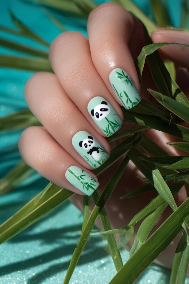 Minty Panda Nails Extravaganza - photo 4