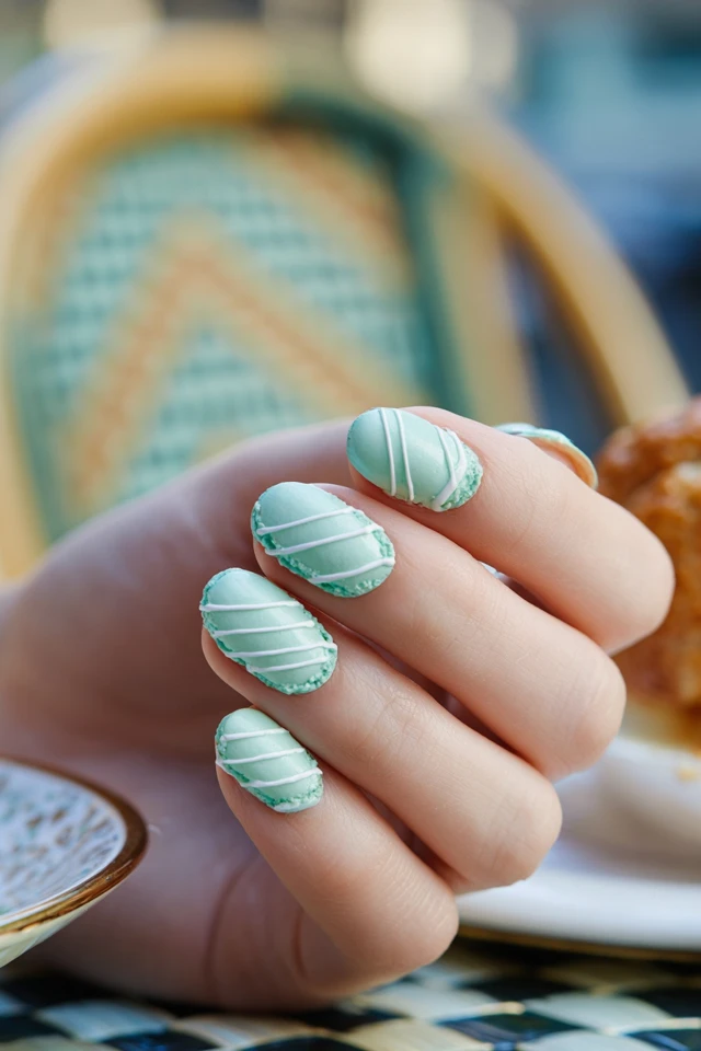 Mint Macaron Nails Extravaganza - photo 2