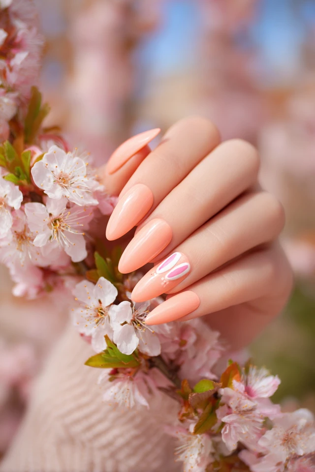 Peach Bunny Pop Nails Extravaganza - photo 4