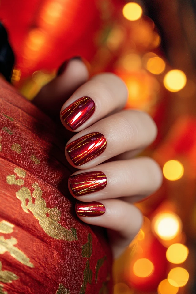 Cherry Tiger Nails Extravaganza - photo 3