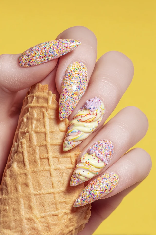 Ice Cream Sundae Nails Extravaganza - photo 4