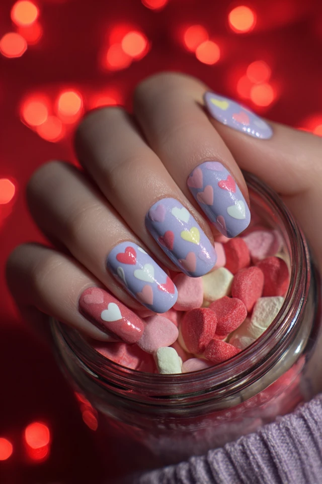 Candy Heart Nails Extravaganza - photo 4