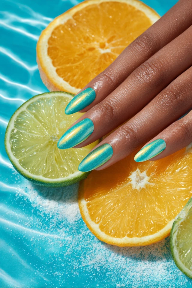 Mojito Summer Symphony Nails - photo 3