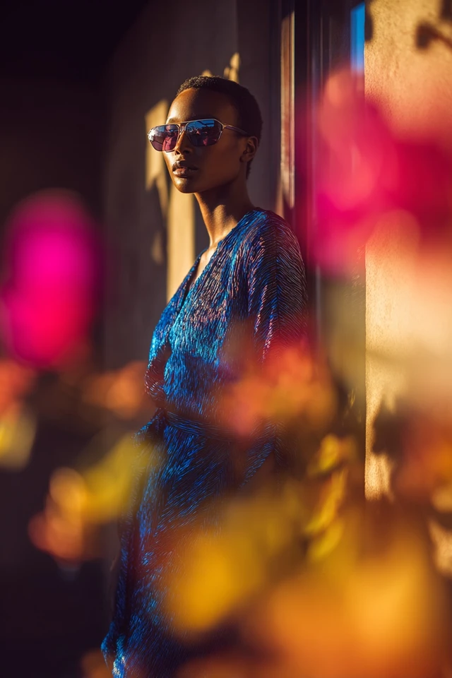 Electric Ultramarine Chenille Brunch Looks - photo 8