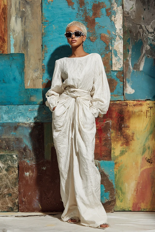 Boho Resort Linen Dresses - photo 4