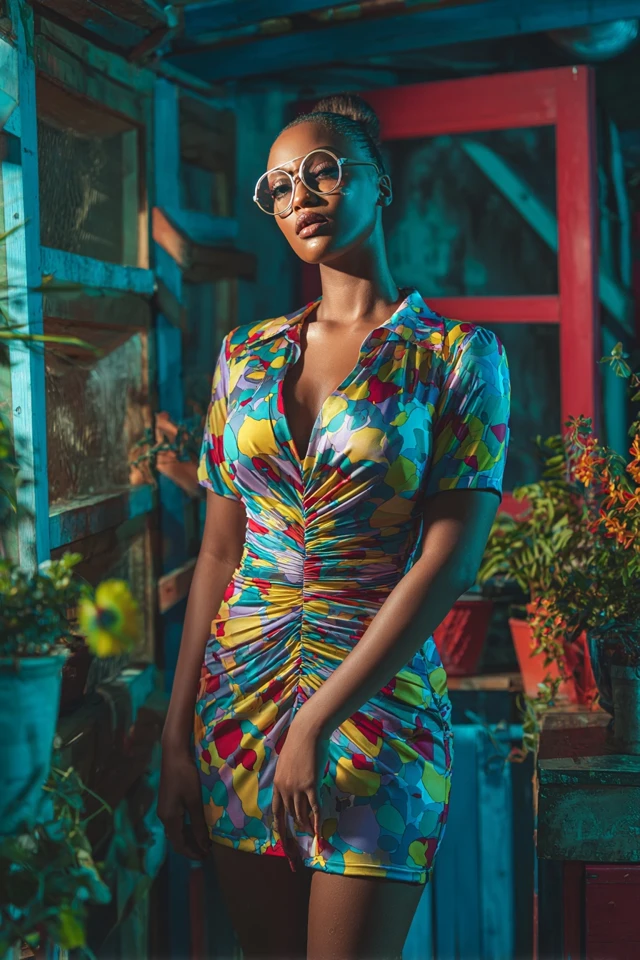 Glamorous Silk Bodycon Dresses - photo 4