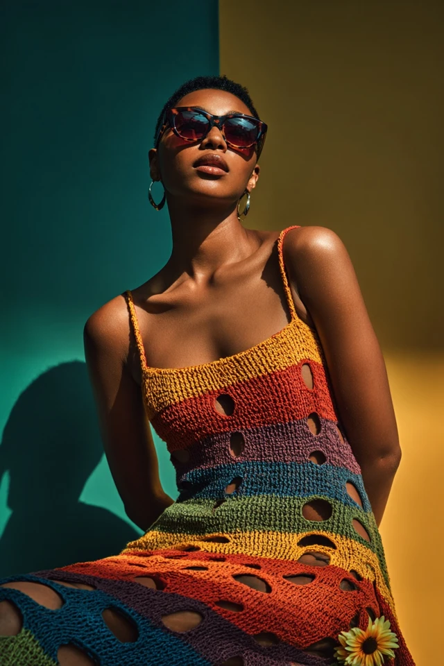 Stylish Knit Cut‑Out Dresses - photo 4