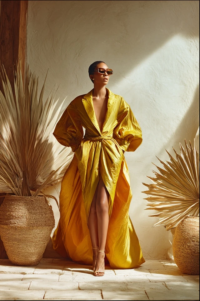 Gleaming Xanadu Taffeta Weekend Outfits - photo 8