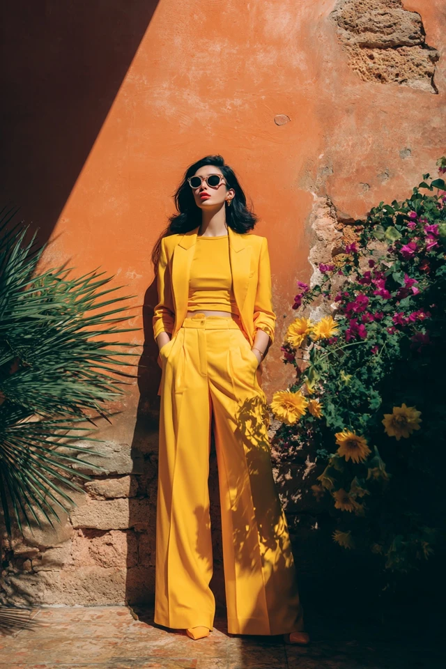 Monochrome Bright Colors Styling Tips - photo 4