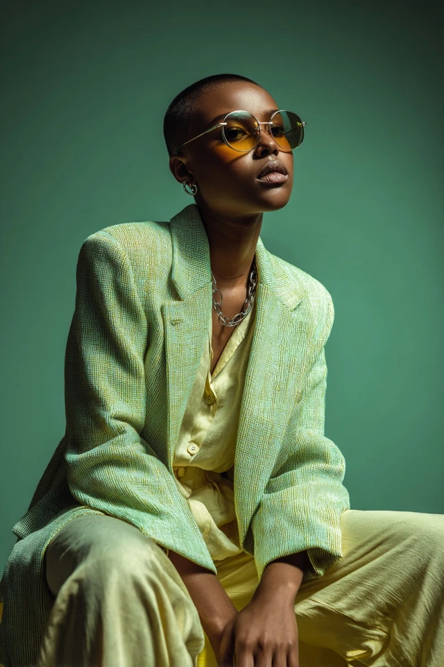 Bold Knit Oversized Blazers - photo 4