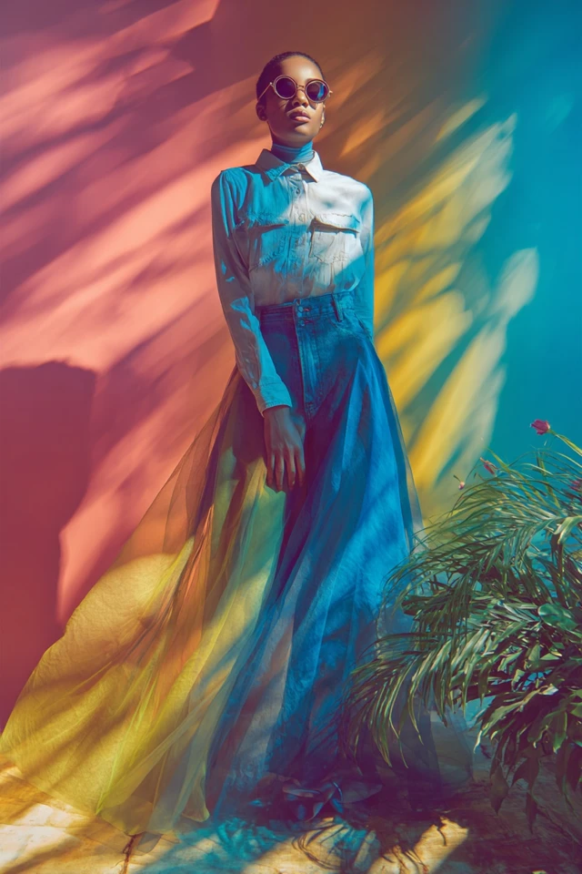 Casual Tulle Denim Looks - photo 4