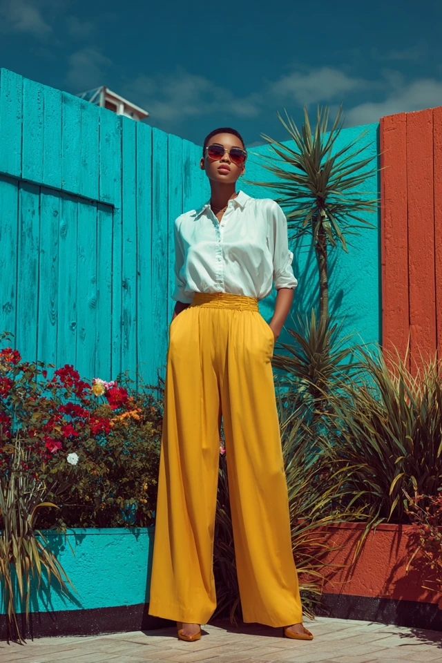 Stylish Summer Wide‑Leg Pants - photo 4