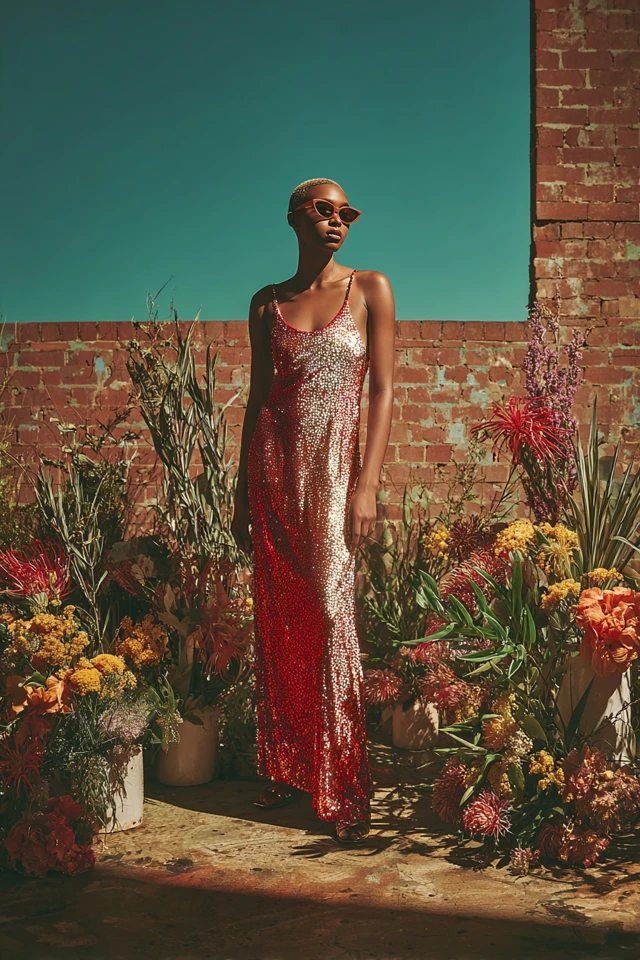 Bold Sequin Slip Dresses - photo 4